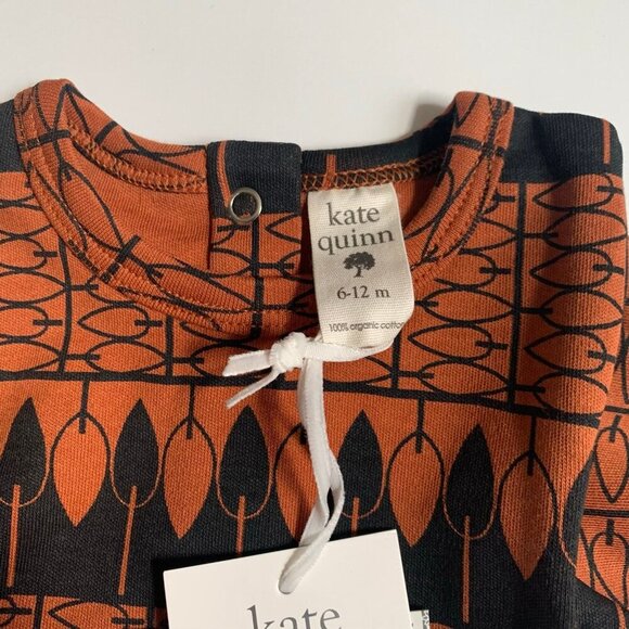 NWT Kate Quinn Organics baby girl bubble romper 6-12 months - Picture 4 of 7